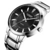 Curren Choronometer Quartz Stainless Steel Watch (Black 4.8cm Dial) - CUR121