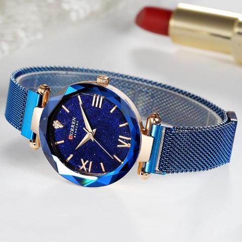 NEW-Curren-Watches-Women-Fashion-Business-Blue-Women-Watch-Ladies-Stainless-Steel-Bracelet-Woman-Watch-Top_09e2f71a-1918-4b0d-a203-b7764ee15f45.jpg Curren Diamond Cut Women's Watch (Dial 2.8cm) - CUR175