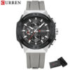 S53cd23fff5f643c5a21e3ddc3a3a3da1e.jpg Curren Creative Silicone Strap Watch (Dial - 4.5cm) - CUR224