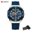 S73434d235f704004a0ed40f591cc451aV.jpg Curren Creative Silicone Strap Watch (Dial - 4.5cm) - CUR224
