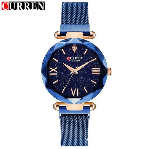 v-2073722__2007739672.jpg Curren Diamond Cut Women's Watch (Dial 2.8cm) - CUR175