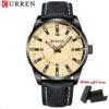 Curren Fashion Sports Leather Watch (Dial 4.7cm) - CUR213